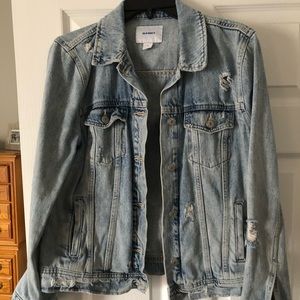 Distressed Denim Jacket